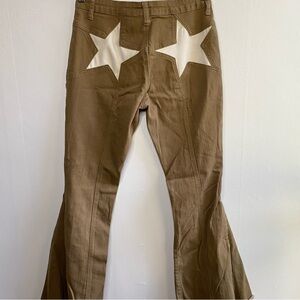 Saints & Hearts High Rise Flare Star Jeans